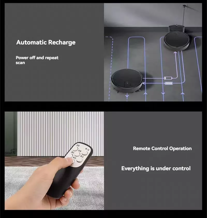 Self-Cleaning Base Robot Vacuum Cleaner